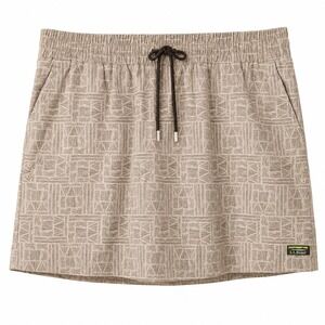 L.L. BEAN Vista Camp Skirt Sz M Activewear Nylon Hiking Quick-Dry UPF50+ Outdoor